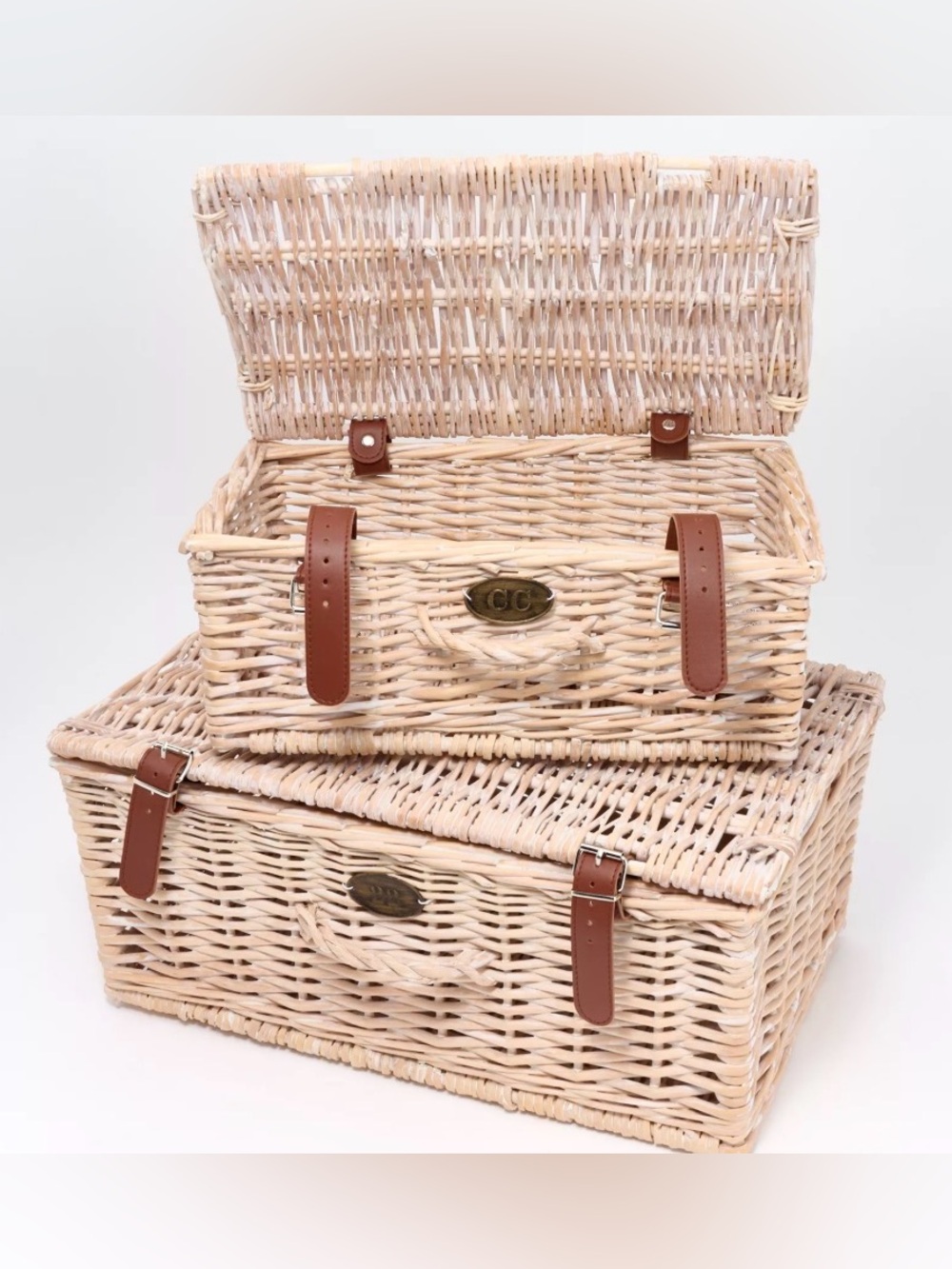 Cozy Cottage by Liz Marie (QVC) Woven Wicker Baskets